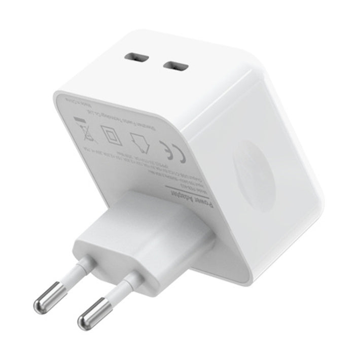 NORTHJO NOGAN3502 GaN PD PPS 35W Dual USB-C / Type-CCargador rápido de pared, EU Plug, UK Plug
