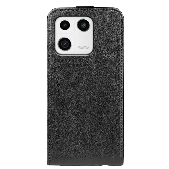 Para Xiaomi 13 R64 Textura Vertical Funda de cuero con tapa para teléfono, For Xiaomi 13