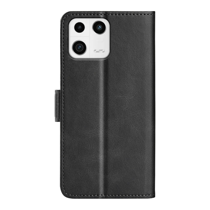 Para Xiaomi 13 Funda de cuero con tapa horizontal con hebilla magnética de doble cara, For Xiaomi 13