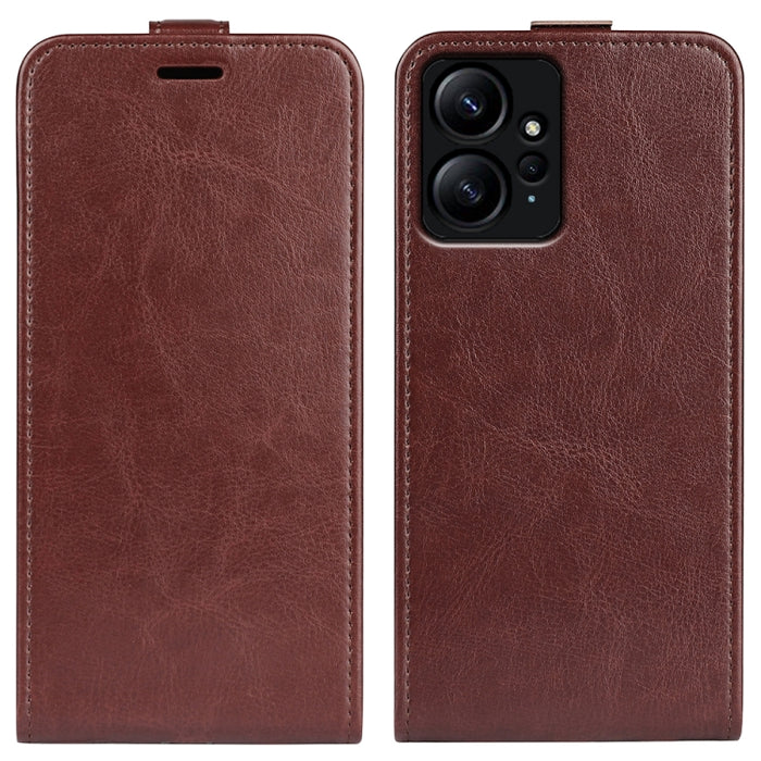 Para Xiaomi Redmi Note 12 4G Global R64 Textura Vertical Flip Funda de cuero para teléfono, For Xiaomi Redmi Note 12 4G Global