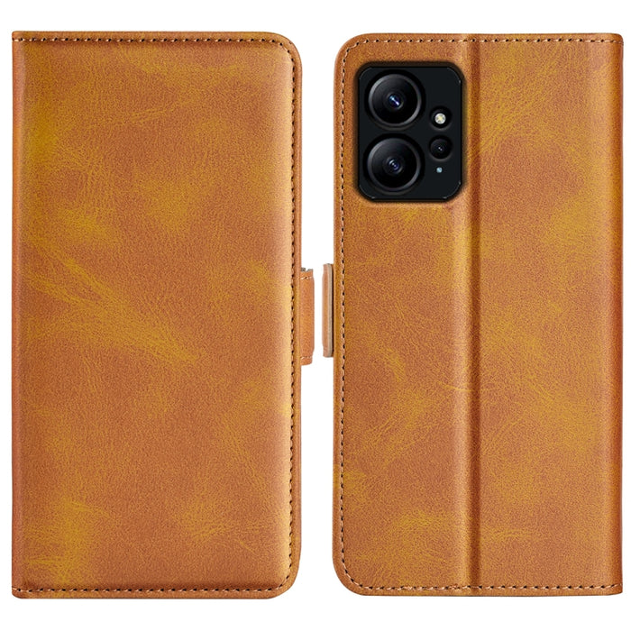 Para Xiaomi Redmi Note 12 4G Global Doble lado Hebilla magnética Funda de cuero con tapa horizontal para teléfono, For Xiaomi Redmi Note 12 4G Global