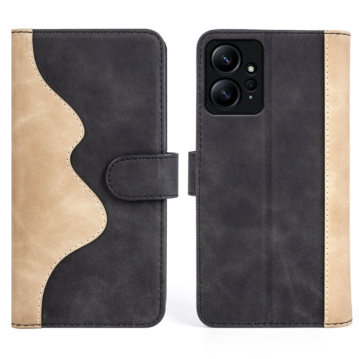 Para Xiaomi Redmi Note 12 4G Costura Horizontal Flip Leather Phone Case, For Xiaomi Redmi Note 12 4G
