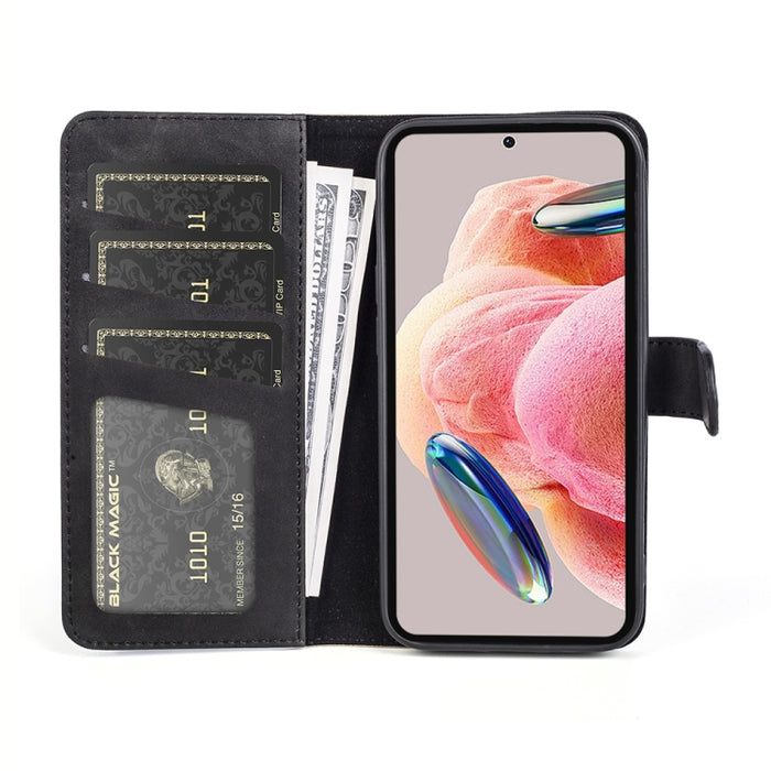 Para Xiaomi Redmi Note 12 4G Costura Horizontal Flip Leather Phone Case, For Xiaomi Redmi Note 12 4G