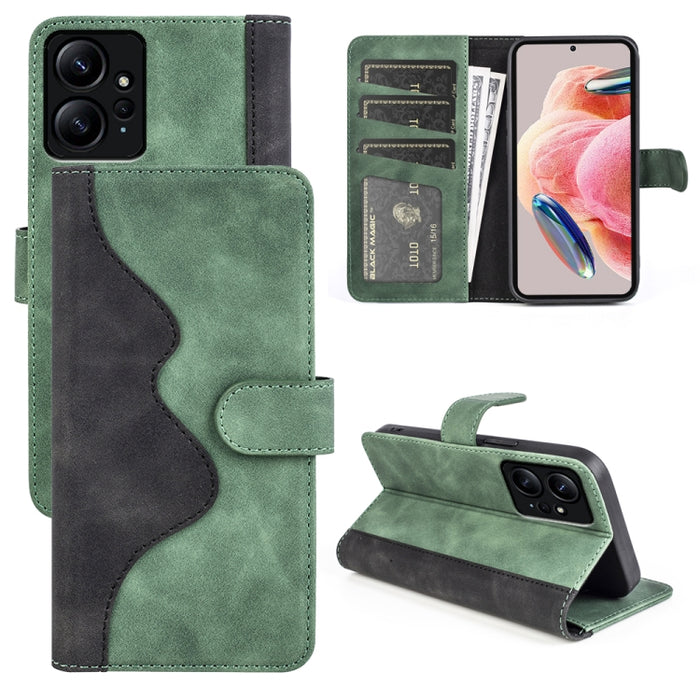 Para Xiaomi Redmi Note 12 4G Costura Horizontal Flip Leather Phone Case, For Xiaomi Redmi Note 12 4G