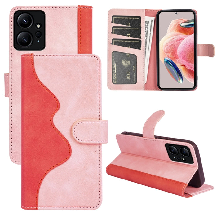 Para Xiaomi Redmi Note 12 4G Costura Horizontal Flip Leather Phone Case, For Xiaomi Redmi Note 12 4G
