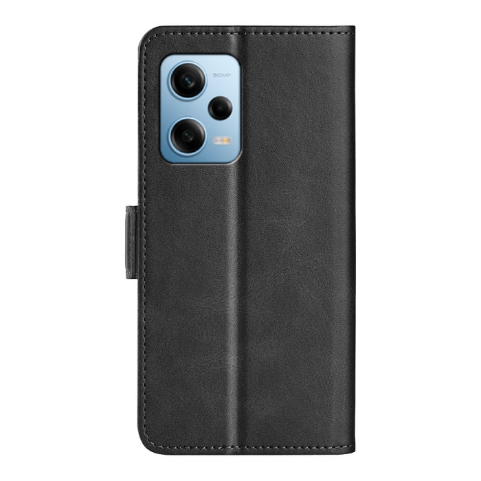 Para Xiaomi Redmi Note 12 Pro 5G Global Doble lado Hebilla magnética Funda de cuero con tapa horizontal para teléfono, For Xiaomi Redmi Note 12 Pro 5G Global