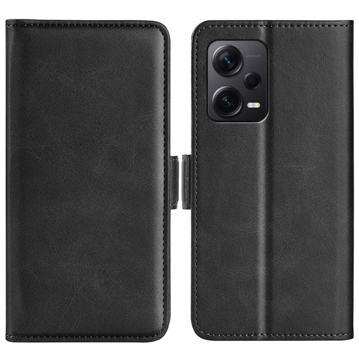 Para Xiaomi Redmi Note 12 Pro + Funda de cuero con tapa horizontal con hebilla magnética de doble cara, For Xiaomi Redmi Note 12 Pro+