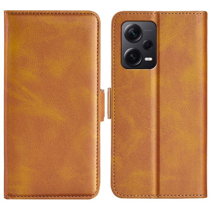 Para Xiaomi Redmi Note 12 Pro + Funda de cuero con tapa horizontal con hebilla magnética de doble cara, For Xiaomi Redmi Note 12 Pro+