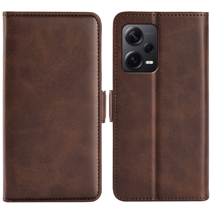 Para Xiaomi Redmi Note 12 Pro + Funda de cuero con tapa horizontal con hebilla magnética de doble cara, For Xiaomi Redmi Note 12 Pro+