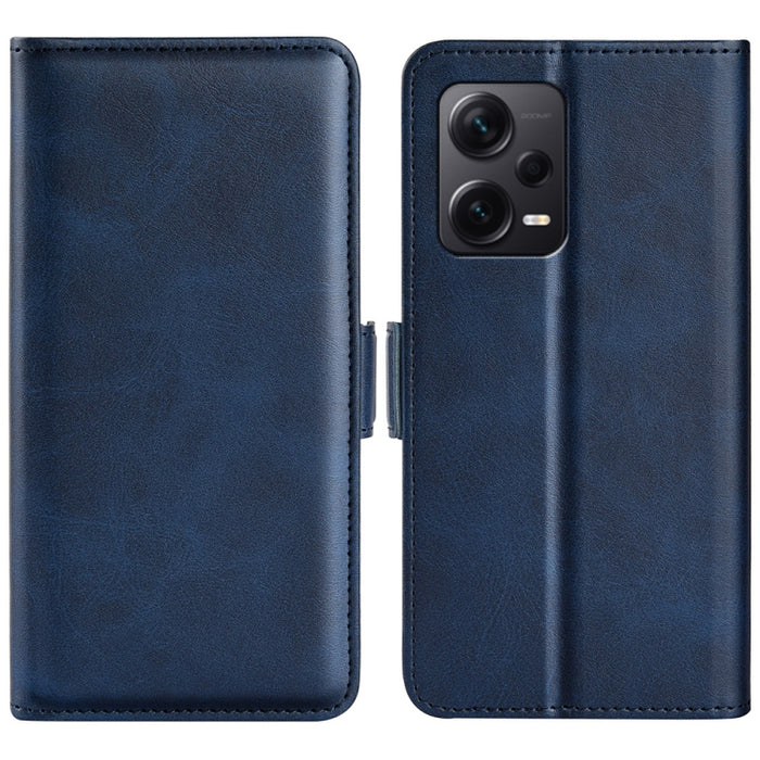 Para Xiaomi Redmi Note 12 Pro + Funda de cuero con tapa horizontal con hebilla magnética de doble cara, For Xiaomi Redmi Note 12 Pro+