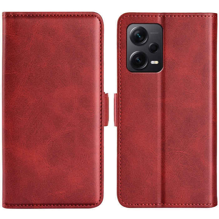 Para Xiaomi Redmi Note 12 Pro + Funda de cuero con tapa horizontal con hebilla magnética de doble cara, For Xiaomi Redmi Note 12 Pro+