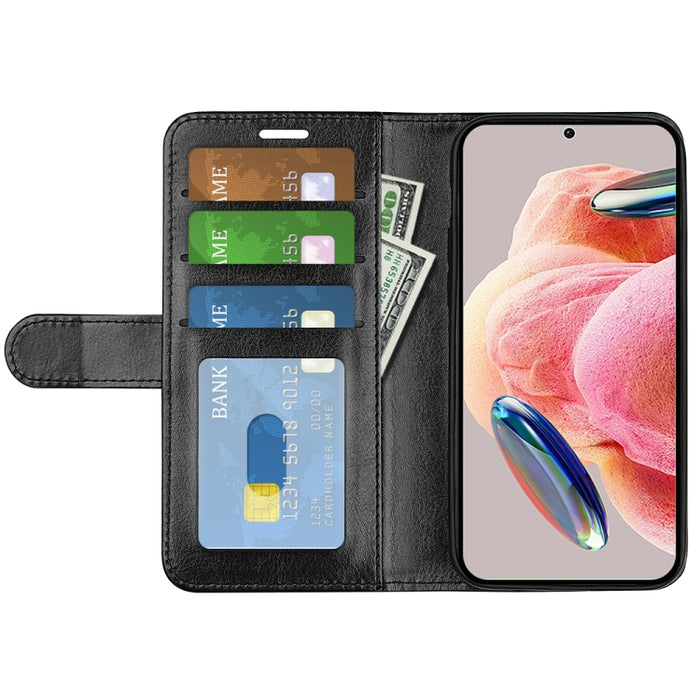 Para Xiaomi Redmi Note 12 4G Global R64 Textura Horizontal Flip Funda de cuero para teléfono, For Xiaomi Redmi Note 12 4G Global
