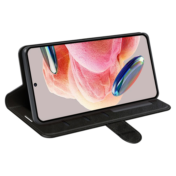 Para Xiaomi Redmi Note 12 4G Global R64 Textura Horizontal Flip Funda de cuero para teléfono, For Xiaomi Redmi Note 12 4G Global