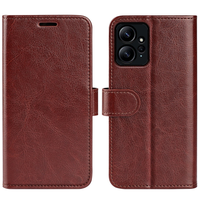 Para Xiaomi Redmi Note 12 4G Global R64 Textura Horizontal Flip Funda de cuero para teléfono, For Xiaomi Redmi Note 12 4G Global