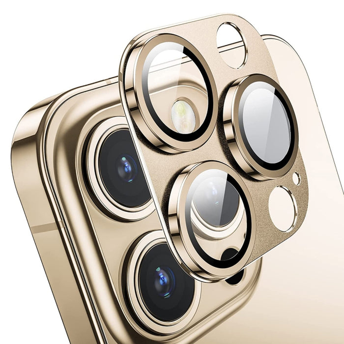 Para iPhone 13 Pro / 13 Pro Max ENKAY Hat-Prince Lente de cámara antirreflejo Película de vidrio templado de aleación de aluminio, For iPhone 13 Pro / 13 Pro Max