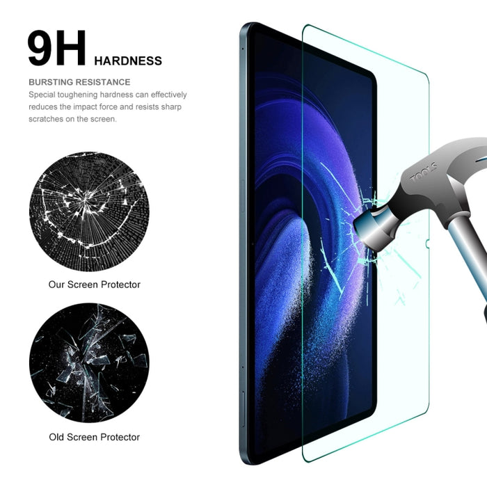 Para Xiaomi Pad 6 / Pad 6 Pro ENKAY Hat-Prince 0.33mm Película de vidrio templado a prueba de explosiones, For Xiaomi Pad 6 / Pad 6 Pro (1pc), For Xiaomi Pad 6 / Pad 6 Pro (2pcs)