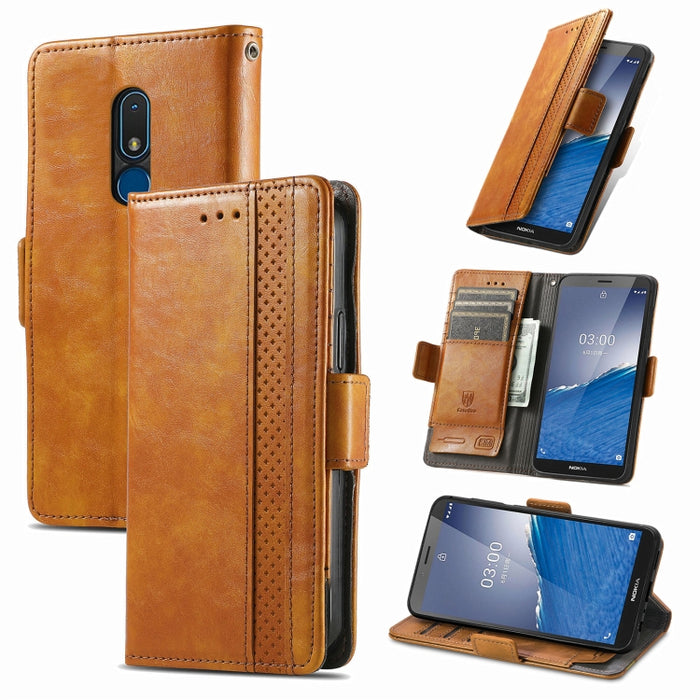 CaseNeo Estuche de cuero para teléfono con doble hebilla magnética empalmada, For Nokia C3, For OnePlus Nord CE 3 Lite, For OPPO Find X6 Pro, For OPPO Find X6, For Redmi Note 12 Turbo, For Nokia C32