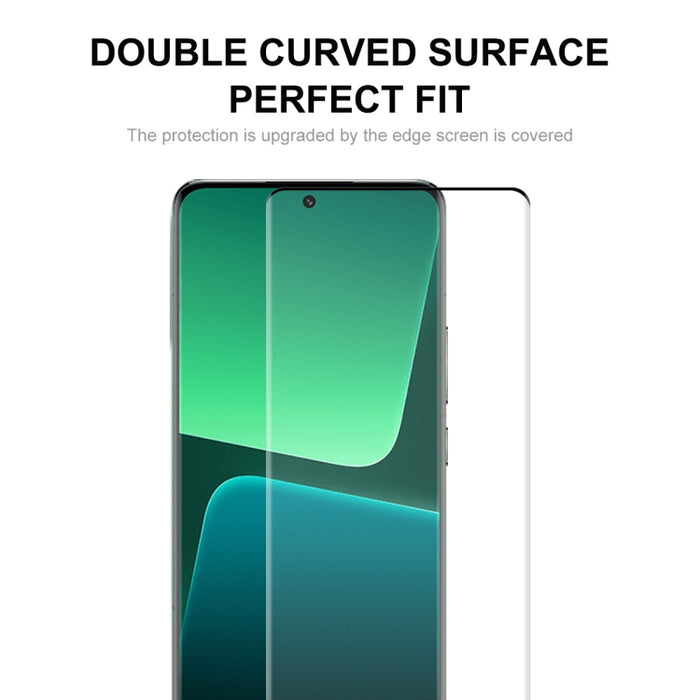 Para Xiaomi 13 Pro / 13 Ultra ENKAY Hat-Prince Heat Bending Side Glue Película completa de vidrio templado, For Xiaomi 13 Pro / 13 Ultra(1pcs), For Xiaomi 13 Pro / 13 Ultra(2pcs), For Xiaomi 13 Pro / 13 Ultra(5pcs)