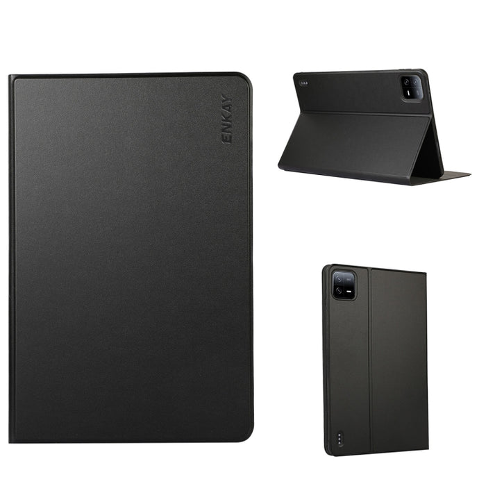 Para Xiaomi Pad 6 / Pad 6 Pro ENKAY Funda de cuero con soporte para tableta inteligente, For Xiaomi Pad 6 / Pad 6 Pro