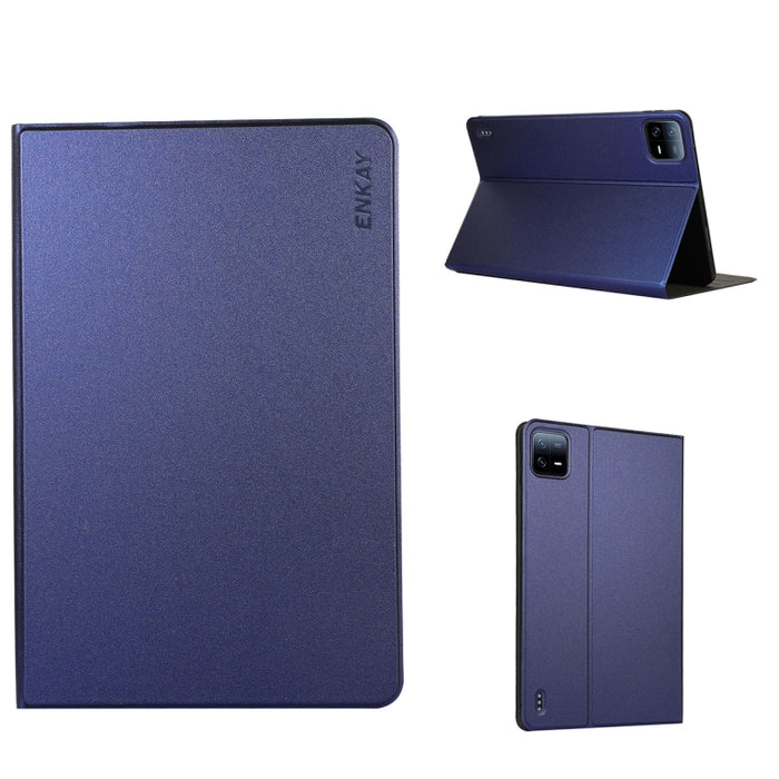 Para Xiaomi Pad 6 / Pad 6 Pro ENKAY Funda de cuero con soporte para tableta inteligente, For Xiaomi Pad 6 / Pad 6 Pro