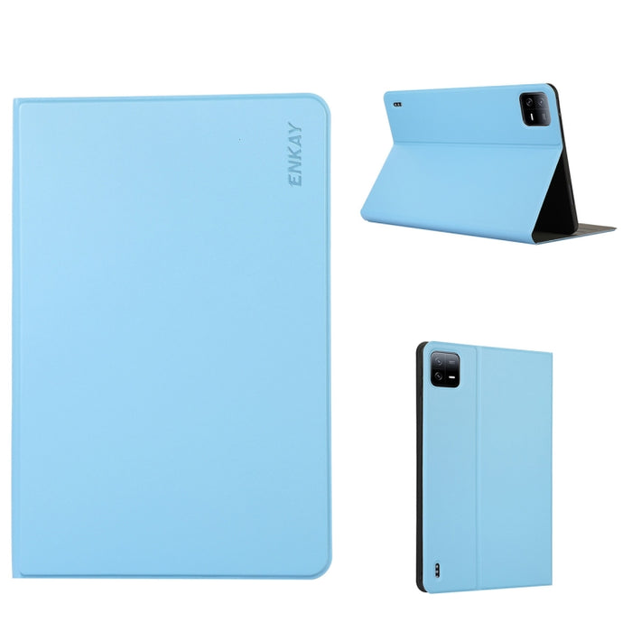 Para Xiaomi Pad 6 / Pad 6 Pro ENKAY Funda de cuero con soporte para tableta inteligente, For Xiaomi Pad 6 / Pad 6 Pro