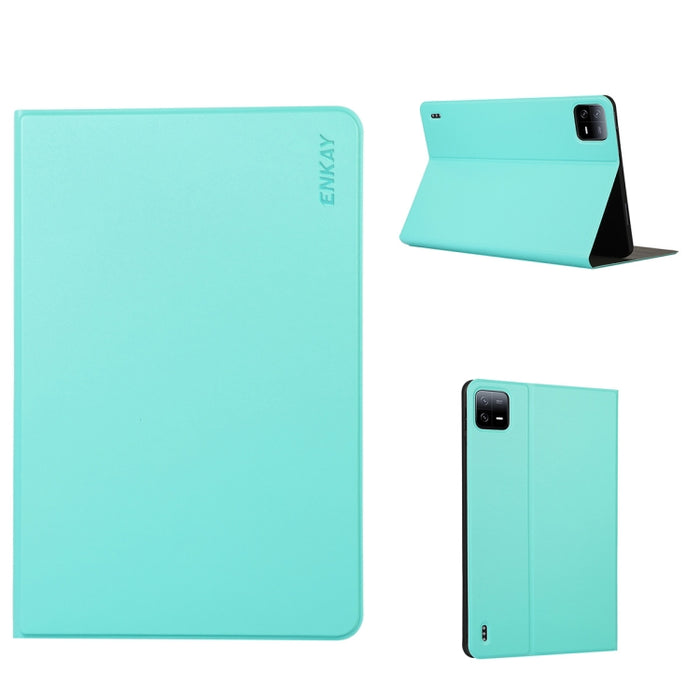 Para Xiaomi Pad 6 / Pad 6 Pro ENKAY Funda de cuero con soporte para tableta inteligente, For Xiaomi Pad 6 / Pad 6 Pro