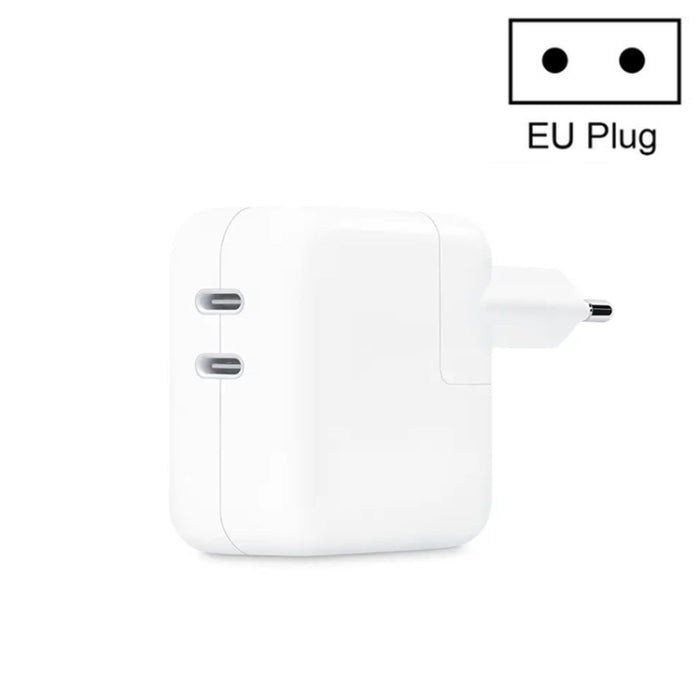 Cargador de puerto dual 35W PD3.0 USB-C / Type-C para la serie iPhone / iPad, US Plug, EU Plug