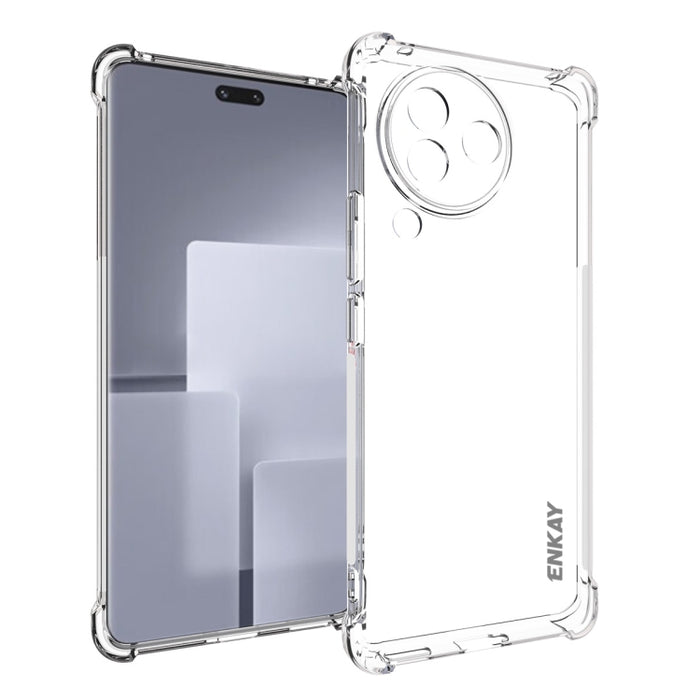 ENKAY Hat-Prince Funda transparente de TPU a prueba de golpes para teléfono, For Xiaomi 17T Pro5G, For Redmi 15a 5G, For Xiaomi 17T, For Xiaomi 17 Ultra, For Redmi Note 15 Pro 4G Global 163.2mm, For Redmi K90, For Redmi K90 Pro Max                     ...