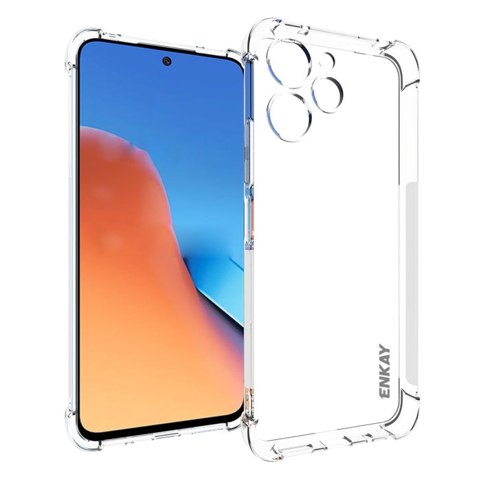 ENKAY Hat-Prince Funda transparente de TPU a prueba de golpes para teléfono, For Xiaomi 17T Pro5G, For Redmi 15a 5G, For Xiaomi 17T, For Xiaomi 17 Ultra, For Redmi Note 15 Pro 4G Global 163.2mm, For Redmi K90, For Redmi K90 Pro Max                     ...