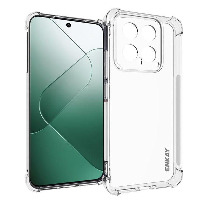 ENKAY Hat-Prince Funda transparente de TPU a prueba de golpes para teléfono, For Xiaomi 17T Pro5G, For Redmi 15a 5G, For Xiaomi 17T, For Xiaomi 17 Ultra, For Redmi Note 15 Pro 4G Global 163.2mm, For Redmi K90, For Redmi K90 Pro Max                     ...
