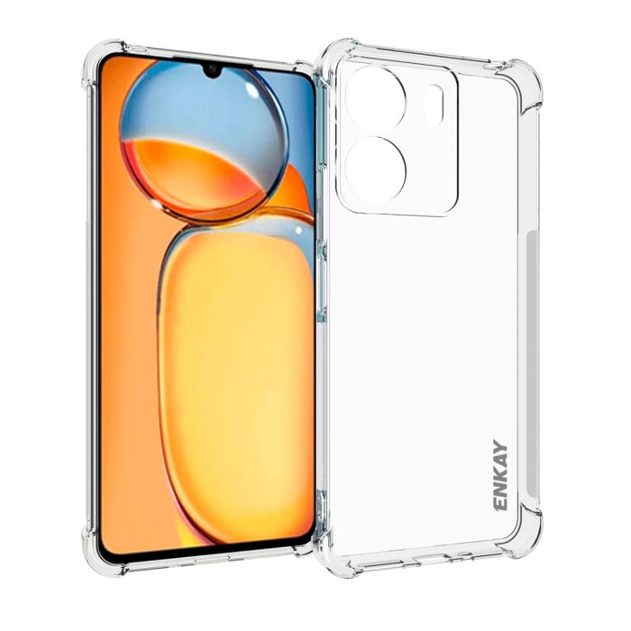 ENKAY Hat-Prince Funda transparente de TPU a prueba de golpes para teléfono, For Xiaomi 17T Pro5G, For Redmi 15a 5G, For Xiaomi 17T, For Xiaomi 17 Ultra, For Redmi Note 15 Pro 4G Global 163.2mm, For Redmi K90, For Redmi K90 Pro Max                     ...