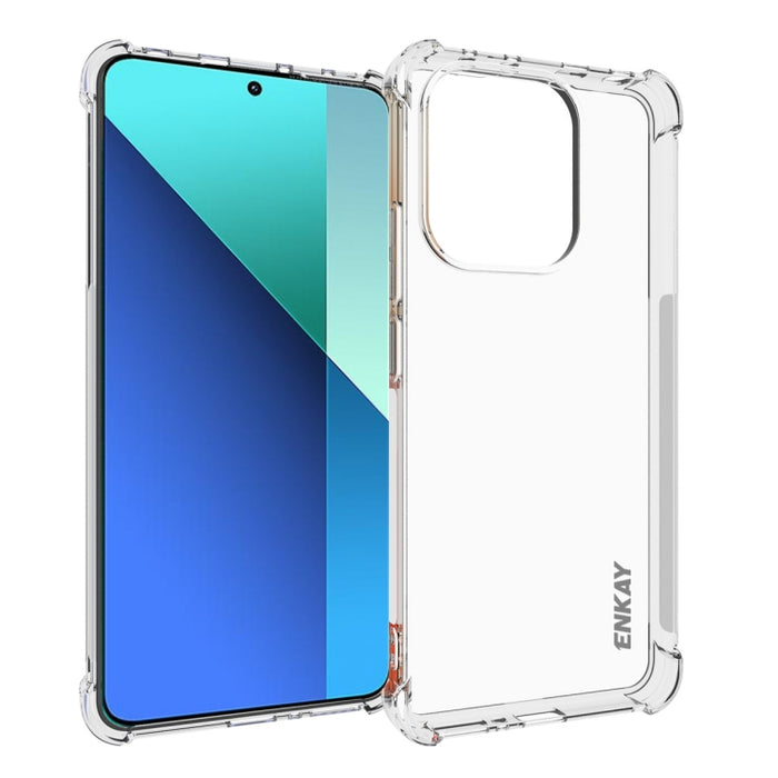 ENKAY Hat-Prince Funda transparente de TPU a prueba de golpes para teléfono, For Xiaomi 17T Pro5G, For Redmi 15a 5G, For Xiaomi 17T, For Xiaomi 17 Ultra, For Redmi Note 15 Pro 4G Global 163.2mm, For Redmi K90, For Redmi K90 Pro Max                     ...