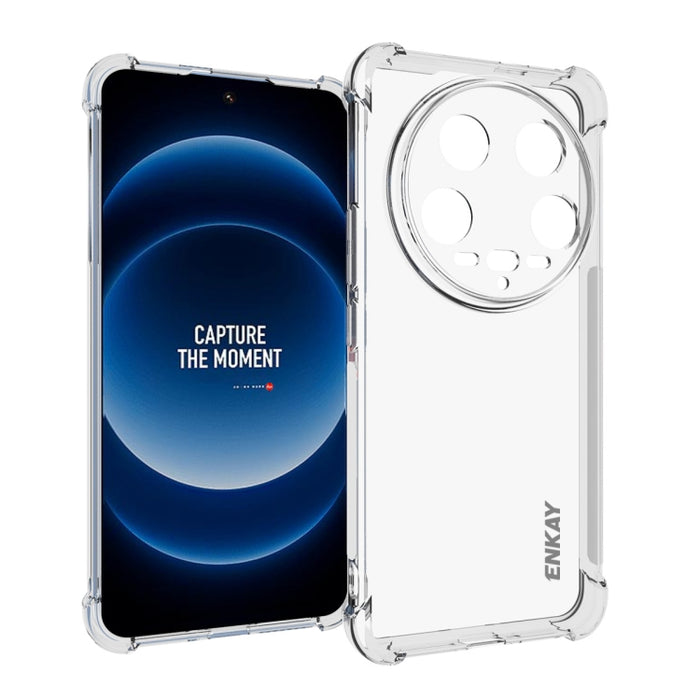 ENKAY Hat-Prince Funda transparente de TPU a prueba de golpes para teléfono, For Xiaomi 17T Pro5G, For Redmi 15a 5G, For Xiaomi 17T, For Xiaomi 17 Ultra, For Redmi Note 15 Pro 4G Global 163.2mm, For Redmi K90, For Redmi K90 Pro Max                     ...