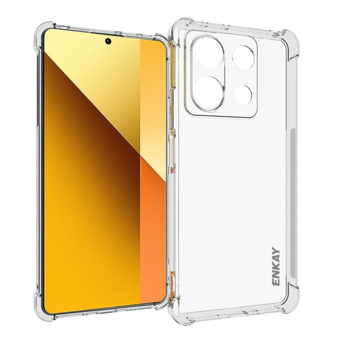 ENKAY Hat-Prince Funda transparente de TPU a prueba de golpes para teléfono, For Xiaomi 17T Pro5G, For Redmi 15a 5G, For Xiaomi 17T, For Xiaomi 17 Ultra, For Redmi Note 15 Pro 4G Global 163.2mm, For Redmi K90, For Redmi K90 Pro Max                     ...