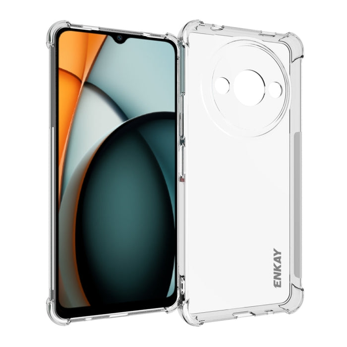 ENKAY Hat-Prince Funda transparente de TPU a prueba de golpes para teléfono, For Xiaomi 17T Pro5G, For Redmi 15a 5G, For Xiaomi 17T, For Xiaomi 17 Ultra, For Redmi Note 15 Pro 4G Global 163.2mm, For Redmi K90, For Redmi K90 Pro Max                     ...