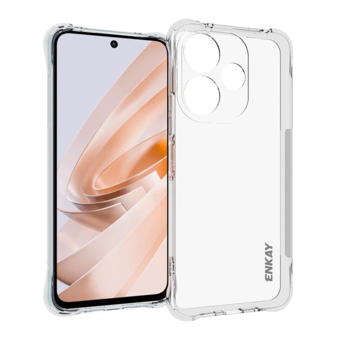 ENKAY Hat-Prince Funda transparente de TPU a prueba de golpes para teléfono, For Xiaomi 17T Pro5G, For Redmi 15a 5G, For Xiaomi 17T, For Xiaomi 17 Ultra, For Redmi Note 15 Pro 4G Global 163.2mm, For Redmi K90, For Redmi K90 Pro Max                     ...