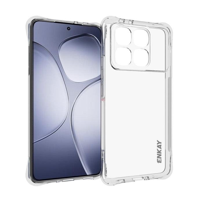 ENKAY Hat-Prince Funda transparente de TPU a prueba de golpes para teléfono, For Xiaomi 17T Pro5G, For Redmi 15a 5G, For Xiaomi 17T, For Xiaomi 17 Ultra, For Redmi Note 15 Pro 4G Global 163.2mm, For Redmi K90, For Redmi K90 Pro Max                     ...
