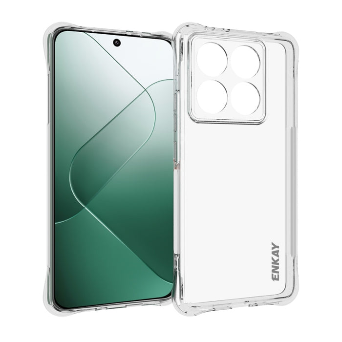 ENKAY Hat-Prince Funda transparente de TPU a prueba de golpes para teléfono, For Xiaomi 17T Pro5G, For Redmi 15a 5G, For Xiaomi 17T, For Xiaomi 17 Ultra, For Redmi Note 15 Pro 4G Global 163.2mm, For Redmi K90, For Redmi K90 Pro Max                     ...
