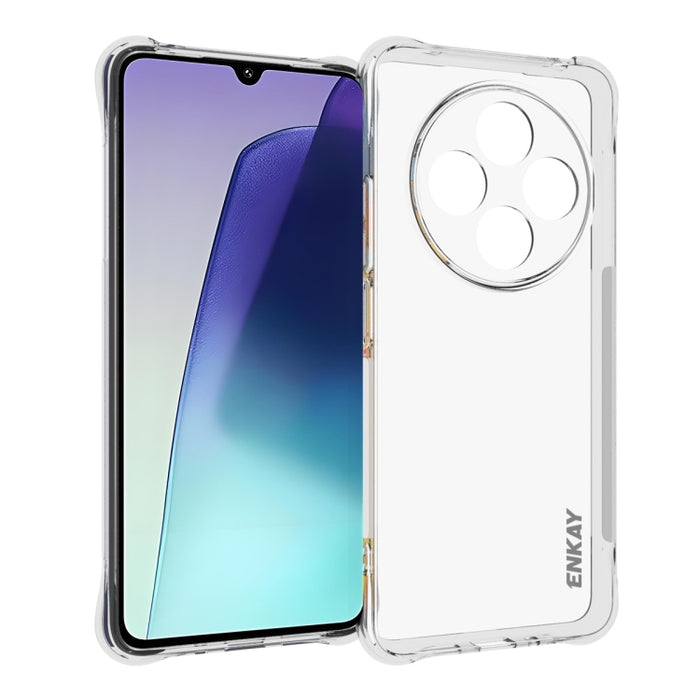 ENKAY Hat-Prince Funda transparente de TPU a prueba de golpes para teléfono, For Xiaomi 17T Pro5G, For Redmi 15a 5G, For Xiaomi 17T, For Xiaomi 17 Ultra, For Redmi Note 15 Pro 4G Global 163.2mm, For Redmi K90, For Redmi K90 Pro Max                     ...