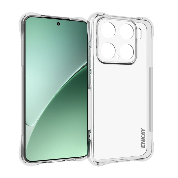 ENKAY Hat-Prince Funda transparente de TPU a prueba de golpes para teléfono, For Xiaomi 17T Pro5G, For Redmi 15a 5G, For Xiaomi 17T, For Xiaomi 17 Ultra, For Redmi Note 15 Pro 4G Global 163.2mm, For Redmi K90, For Redmi K90 Pro Max                     ...
