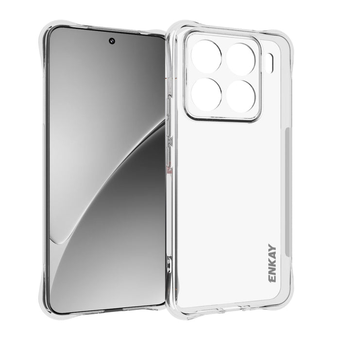 ENKAY Hat-Prince Funda transparente de TPU a prueba de golpes para teléfono, For Xiaomi 17T Pro5G, For Redmi 15a 5G, For Xiaomi 17T, For Xiaomi 17 Ultra, For Redmi Note 15 Pro 4G Global 163.2mm, For Redmi K90, For Redmi K90 Pro Max                     ...