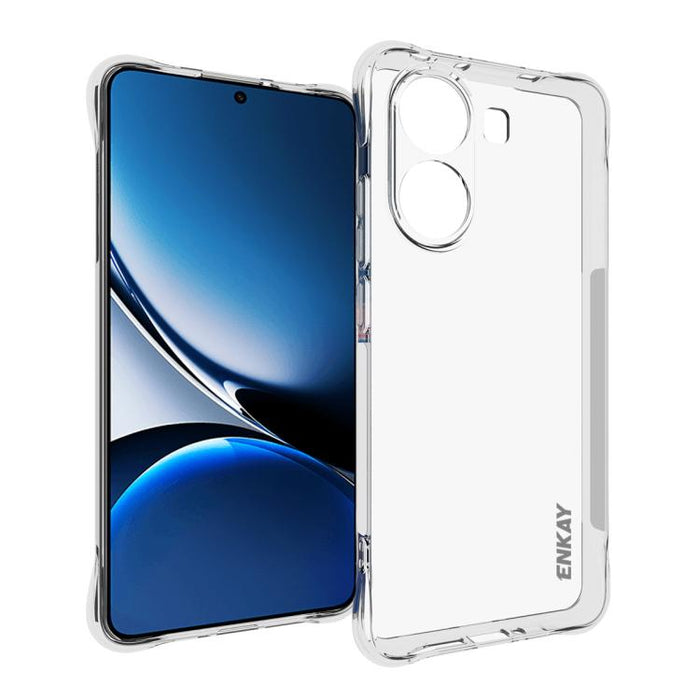 ENKAY Hat-Prince Funda transparente de TPU a prueba de golpes para teléfono, For Xiaomi 17T Pro5G, For Redmi 15a 5G, For Xiaomi 17T, For Xiaomi 17 Ultra, For Redmi Note 15 Pro 4G Global 163.2mm, For Redmi K90, For Redmi K90 Pro Max                     ...