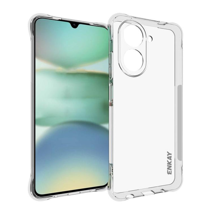 ENKAY Hat-Prince Funda transparente de TPU a prueba de golpes para teléfono, For Xiaomi 17T Pro5G, For Redmi 15a 5G, For Xiaomi 17T, For Xiaomi 17 Ultra, For Redmi Note 15 Pro 4G Global 163.2mm, For Redmi K90, For Redmi K90 Pro Max                     ...