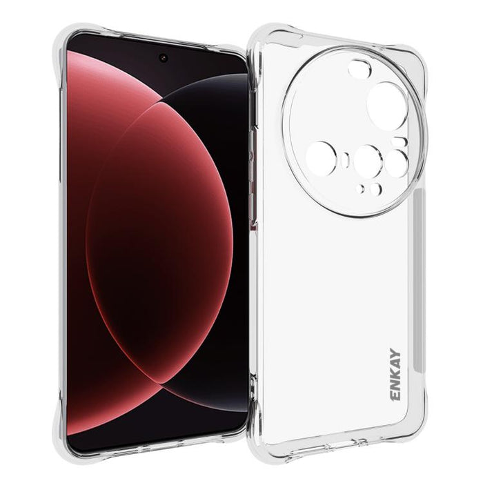 ENKAY Hat-Prince Funda transparente de TPU a prueba de golpes para teléfono, For Xiaomi 17T Pro5G, For Redmi 15a 5G, For Xiaomi 17T, For Xiaomi 17 Ultra, For Redmi Note 15 Pro 4G Global 163.2mm, For Redmi K90, For Redmi K90 Pro Max                     ...