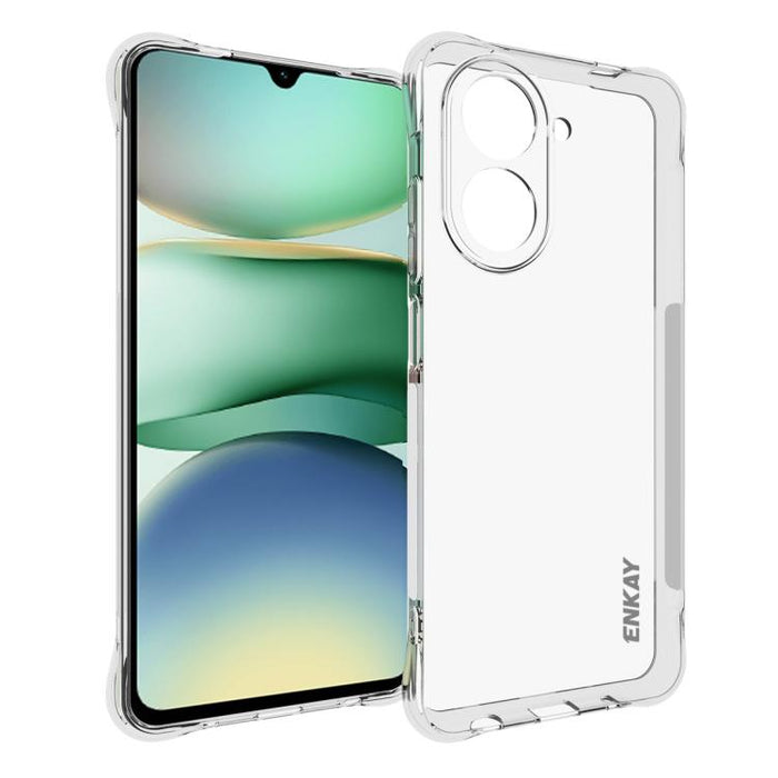 ENKAY Hat-Prince Funda transparente de TPU a prueba de golpes para teléfono, For Xiaomi 17T Pro5G, For Redmi 15a 5G, For Xiaomi 17T, For Xiaomi 17 Ultra, For Redmi Note 15 Pro 4G Global 163.2mm, For Redmi K90, For Redmi K90 Pro Max                     ...