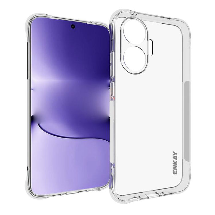 ENKAY Hat-Prince Funda transparente de TPU a prueba de golpes para teléfono, For Xiaomi 17T Pro5G, For Redmi 15a 5G, For Xiaomi 17T, For Xiaomi 17 Ultra, For Redmi Note 15 Pro 4G Global 163.2mm, For Redmi K90, For Redmi K90 Pro Max                     ...