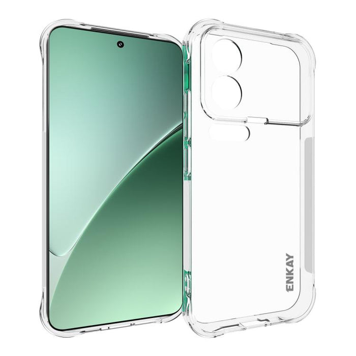ENKAY Hat-Prince Funda transparente de TPU a prueba de golpes para teléfono, For Xiaomi 17T Pro5G, For Redmi 15a 5G, For Xiaomi 17T, For Xiaomi 17 Ultra, For Redmi Note 15 Pro 4G Global 163.2mm, For Redmi K90, For Redmi K90 Pro Max                     ...