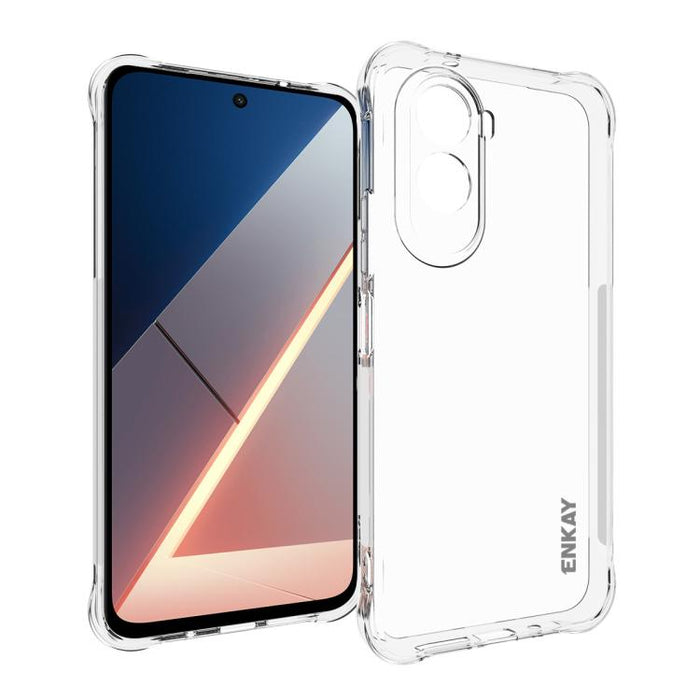 ENKAY Hat-Prince Funda transparente de TPU a prueba de golpes para teléfono, For Xiaomi 17T Pro5G, For Redmi 15a 5G, For Xiaomi 17T, For Xiaomi 17 Ultra, For Redmi Note 15 Pro 4G Global 163.2mm, For Redmi K90, For Redmi K90 Pro Max                     ...