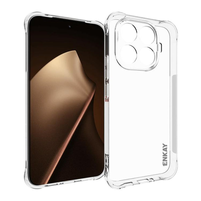 ENKAY Hat-Prince Funda transparente de TPU a prueba de golpes para teléfono, For Xiaomi 17T Pro5G, For Redmi 15a 5G, For Xiaomi 17T, For Xiaomi 17 Ultra, For Redmi Note 15 Pro 4G Global 163.2mm, For Redmi K90, For Redmi K90 Pro Max                     ...