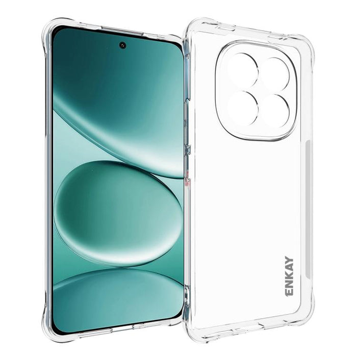 ENKAY Hat-Prince Funda transparente de TPU a prueba de golpes para teléfono, For Xiaomi 17T Pro5G, For Redmi 15a 5G, For Xiaomi 17T, For Xiaomi 17 Ultra, For Redmi Note 15 Pro 4G Global 163.2mm, For Redmi K90, For Redmi K90 Pro Max                     ...